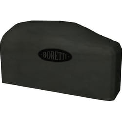 Housse pour barbecue Boretti Maggiore Ibrido DaVinci en polyester hydrofuge avec logo Boretti - Blanc