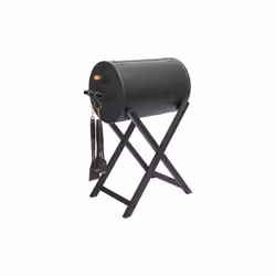 Boretti Fratello 2.0 Barbecue Baril Charbon de bois (combustible) Noir