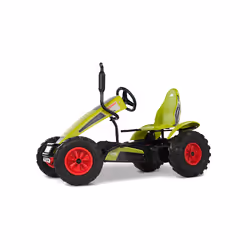 BERG Kart à pédales avec XL-frame CLAAS avec 3 vitesses, 5 an(s), Plastique, Métal, Vert, Noir, Rouge