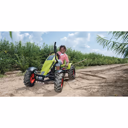 BERG Kart à pédales avec XL-frame CLAAS avec 3 vitesses