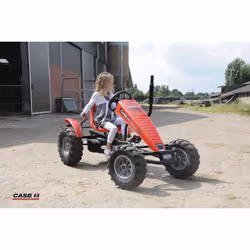 BERG Kart à pédales avec XL-frame Case IH avec 3 vitesses
