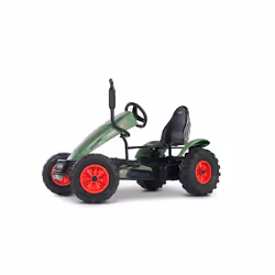 BERG Kart à pédales avec XL-frame Fendt avec 3 vitesses, 5 an(s), Plastique, Vert, Noir