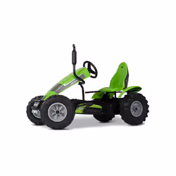 BERG Kart à pédales avec XL-frame DEUTZ-FAHR avec 3 vitesses, 5 an(s), Plastique, Métal, Vert, Noir