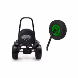 BERG Roue De Secours X-Plore, 5 an(s), Acier, Plastique, Caoutchouc, Noir, Vert