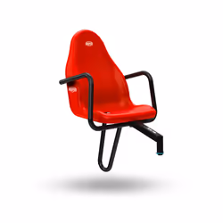 BERG Siège Duo Basic/Extra Red, 5 an(s), Plastique, Métal, Noir, Rouge