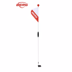 BERG Drapeau de sécurité XS (pour GO²), 40 mm, 150 mm, 1200 mm, 130 g, 620 mm, 180 mm