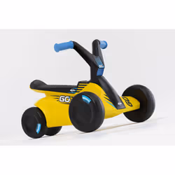BERG Porteur et kart à pédales GO² SparX jaune, 0,8 an(s), Jaune, Noir