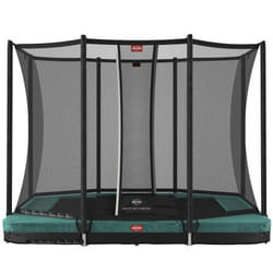BERG Ultim Favorit trampoline InGround 280 cm green + Safety Net Comfort