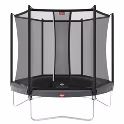 BERG Favorit trampoline Regular 270 cm grey + Safety Net Comfort