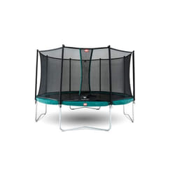 BERG Favorit trampoline Regular 430 cm green + Safety Net Comfort