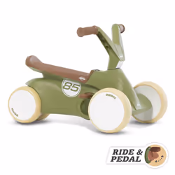 BERG Porteur et kart à pédales GO² Retro vert, 0,8 an(s)
