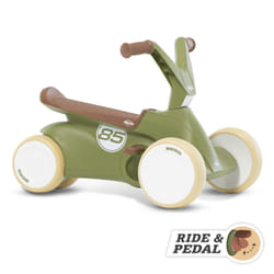 BERG Porteur et kart à pédales GO² Retro vert