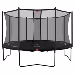BERG Favorit trampoline Regular 430 cm black + Safety Net Comfort