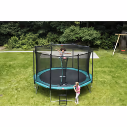BERG Favorit trampoline Regular 430 cm black + Safety Net Comfort