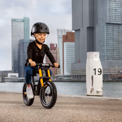 BERG Vélo d’équilibre Biky Cross gris