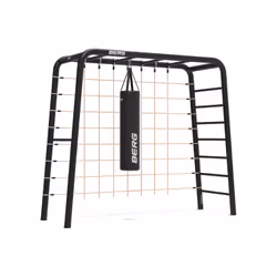 BERG Playbase Medium TL (Climbing Net M + Boxing Bag), 3 an(s), 133,6 kg, Noir