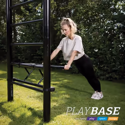 Barre à dips - BERG - PlayBase - Acier robuste - Montage facile - Utilisation extérieure
