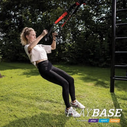 Sangle fitness de suspension pour aire de jeux PlayBase BERG - Noir - Adulte - Poignées douces et agréables