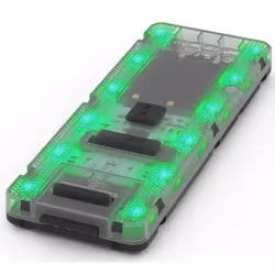 Trottinette BERG Nexo avec plateau lumineux LED pour enfant - Vert
