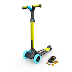 BERG Nexo trottinette lumières pont magnétique Vert citron