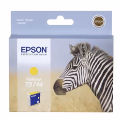 Epson cartouche d'encre Yellow T0744, Encre à pigments, 5,2 ml, 1 pièce(s)