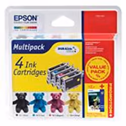 Epson Teddybear Multipack: 4 Ink Cartridges, Multi pack