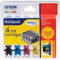 Epson Teddybear Multipack: 4 Ink Cartridges cartouche d'encre Original