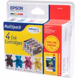 Epson Teddybear Multipack: 4 Ink Cartridges cartouche d'encre Original
