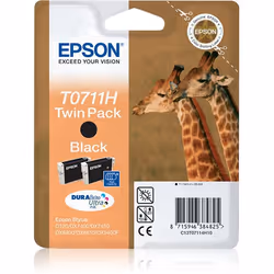 Epson Giraffe Double pack "Girafe" (T0711H) - Encre DURABrite N (HC), Encre à pigments, 1 pièce(s), Multi pack