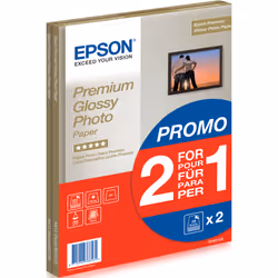 Epson Premium Glossy Photo Paper - A4 - 2x 15 Feuilles, Brillant premium, 255 g/m², A4, 30 feuilles, - SureColor SC-T7200D-PS ...