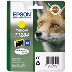 Epson Fox cartouche d'encre Yellow T1284 DURABrite Ultra Ink