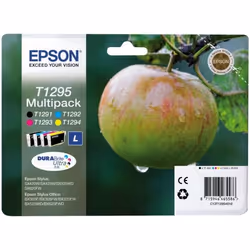 Epson Apple Multipack "Pomme" (T1295) - Encre DURABrite Ultra N, C, M, J, 1 pièce(s), Multi pack