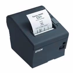 Epson TM-T88V Ethernet noire USB + PS-180 + câble AC + buzzer, Thermique directe, 300 mm/sec, Avec fil, Gris