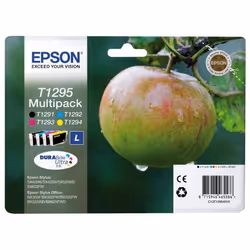 Epson Apple Multipack "Pomme" (T1295) - Encre DURABrite Ultra N, C, M, J, 1 pièce(s), Multi pack