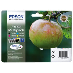 Epson Apple Multipack "Pomme" (T1295) - Encre DURABrite Ultra N, C, M, J