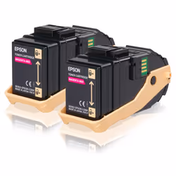 Epson Pack 2 Toners Magenta (2 x 7 500 p), 7500 pages, Magenta, 1 pièce(s)