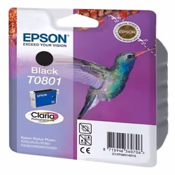Epson Hummingbird Cartouche "Colibri" - Encre Claria N, Noir, Encre à pigments, 7,4 ml, 1 pièce(s)