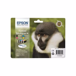 Epson Monkey Multipack "Singe" 4 couleurs - Encre DURABrite Ultra noire, cyan, magenta, jaune, Noir, Cyan, Magenta, Jaune, 5, ...