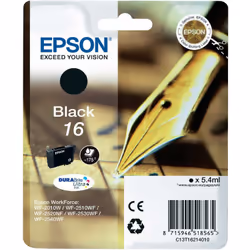 Epson Pen and crossword Cartouche "Stylo à plume" - Encre Durabrite N, Rendement standard, Encre à pigments, 1 pièce(s)