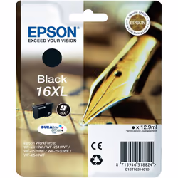 Epson Pen and crossword Cartouche "Stylo à plume" - Encre Durabrite N (XL), Rendement élevé (XL), Encre à pigments, 1 pièce(s ...