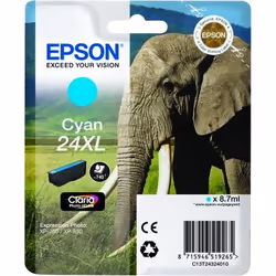 Epson Elephant Cartouche "Eléphant" - Encre Claria Photo HD C (XL) - Vue supplémentaire 2