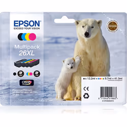 Epson Polar bear Cartouche "Ours Polaire" - Encre Claria Premium MP (XL), Encre à pigments, Encre à colorant, 12,2 ml, 9,7 ml ...