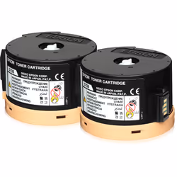 Epson Pack 2 Toners Noir (2 x 2500 p), 5000 pages, Noir, 1 pièce(s)