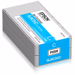 Epson GJIC5(C): Ink cartridge for ColorWorks C831 (Cyan) (MOQ=10), 1 pièce(s)