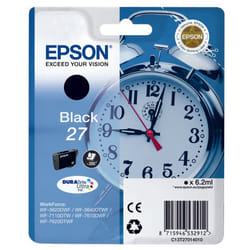 Epson Alarm clock 27 DURABrite Ultra cartouche d'encre 1 pièce(s) Original Rendement standard Noir