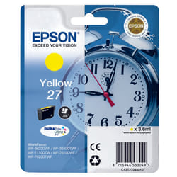 Epson Alarm clock 27 DURABrite Ultra cartouche d'encre 1 pièce(s) Original Jaune