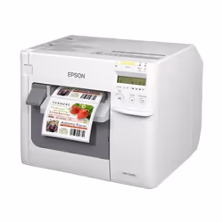 Epson TM-C3500, Jet d'encre, 720 x 360 DPI, 103 mm/sec, Avec fil, Blanc