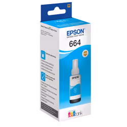 Epson 664 Ecotank Cyan ink bottle