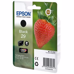 Epson Strawberry 29 K cartouche d'encre 1 pièce(s) Original Rendement standard Noir