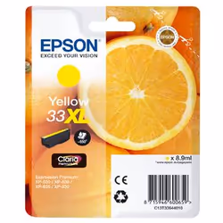 Epson Oranges C13T33644010, Encre à pigments, 8,9 ml, 650 pages, 1 pièce(s)